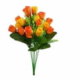 thumbnail image 2 of PATLOLLAV Orange Artificial Fake Tulips Flowers,Single Flower 6 Forks 22 Heads Artificial Flowers,Faux Tulip Stems Real Touch Tulips for Wedding Party Home Decoration, 2 of 5