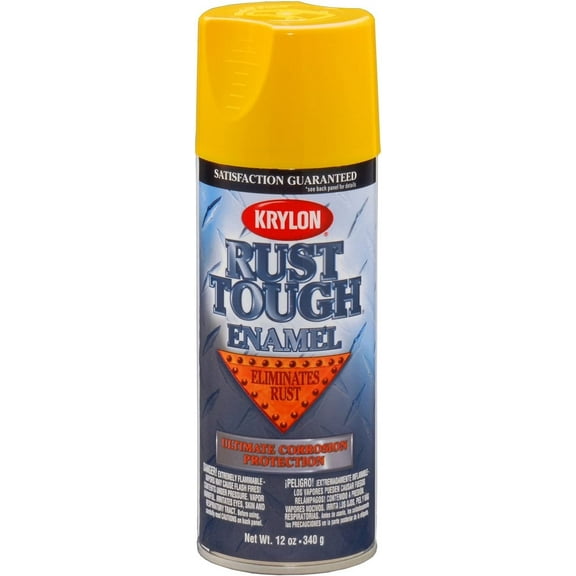 Krylon 12oz Sun Yellow Rust Tough Spray