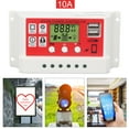 thumbnail image 4 of MPPT 30A Solar  Controller, Dual USB Port Controller for Solar Panel, Battery Intelligent Regulator with LCD Display, 12V/24V Auto Paremeter Adjustable. Fast Charging, Dual USB, 4 of 7