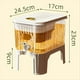 thumbnail image 2 of Tetera Fría de Gran Capacidad de 5 Litros, Base Desmontable, Jarra de Jugo Portátil, Tetera de Agua Fría con Grifo, Refrigerador, Bebida Helada, 2 of 5