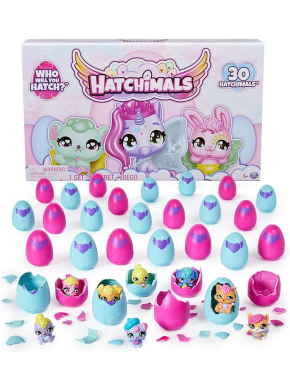 Hatchimals CollEGGtibles, 30-Pack Surprise Eggs for Gift Bags, Kids Party Favors, Pinata Stuffers, Kids Toys for Girls and Boys Ages 5 and up