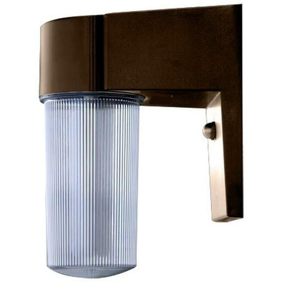 Dabmar Lighting W2800-L7-30K-BZ 85V-265V G24 LED 7W 30K Plastic Surface Mount Wall Light Fixture, Bronze