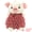 Indian Red, variant on Unique Bargains 2 Pcs Piggy Chenille Hand Towels 7" x 11" Brown