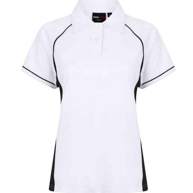 Finden & Hales Polo de Performance à Passepoil pour Femmes