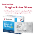 thumbnail image 2 of Dealmed Latex Gloves, Sterile, Individually Wrapped, Multi-Layer, Size 7 (50 Pairs/Box), 2 of 7