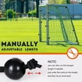thumbnail image 4 of Ball Bungee Cord 9 Inch 60 Pack Heavy Duty Tarp Tie Down, for Camping, Tents, Cargo, Holding Wire and Hoses (Black+White Dot), 4 of 5