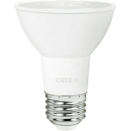 

Cree Lighting Pro Series PAR20 Indoor Flood 50W Equivalent LED Bulb 25 Degree Narrow Flood 530 lumens Dimmable Soft White 2700K 50 000 hour rated life 90+ CRI | 1-Pack