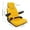 Yellow, variant on Universal Tractor Seat, Adjustable Tractor Seat, PVC Tractor Seat Black