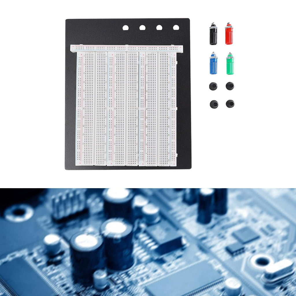 ZY206 2390 Solderless Protoboard with 2390 Tie Points, Expandable Breadboard for Circuit Testing & Electronics Projects