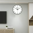 thumbnail image 2 of Zenithome Wall Clock Silent NonTicking Battery Operated 8 Inch Quartz Decorative Easy To Read School Clock 1AA Small Home Appliances, 2 of 8