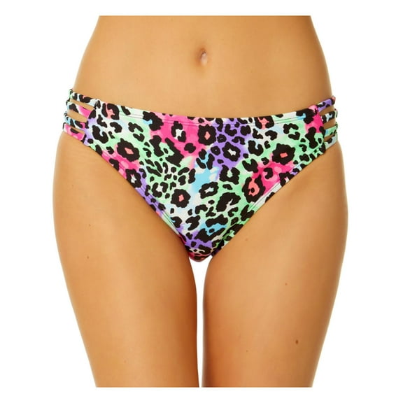 Salt   Cove Womens Juniors Animal Print Nylon Swim Bottom Separates