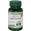Nature's Bounty Omega-3 Norwegian Cod Liver Oil Softgels 100 Soft Gels