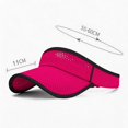 thumbnail image 5 of TFEOQRY Unisex Sun Visor Hat Wide Brim Lightweight Breathable UV Protection Adjustable Empty Top Baseball Mesh Cap, 5 of 6