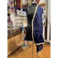 thumbnail image 6 of ETHINIC Craft Hub Women's Cotton Bandhani Dupatta Jaipuri Rajasthani Dotted Embroidered Dupatta, Navy Blue, 6 of 6