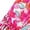 Pink, variant on Merokeety Womens Summer Dresses Floral V Neck Short Sleeve Button A Line Dress Pink m