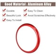 thumbnail image 6 of Car Multimedia Knob Ring Aluminum Alloy Knob Ring for BMW 1 2 3 4 5 6 7 Series X2 X3 X4 X5 X6 Red, 6 of 7