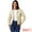 Apricot White, variant on DARING DIVA Women's Hooded Packable Puffer Jacket S Apricot White