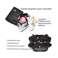 thumbnail image 2 of Moda Casual Gran Capacidad Bolsos Lady Tote Belug Negro, 2 of 5