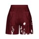 thumbnail image 5 of Mujeres Pantalones Cortos Ilustración de Verano Casual Encaje Hasta el Bolsillo Elástico, Pantalones Cortos Casuales para el Día Y el Ocio, 5 of 5