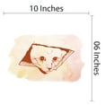thumbnail image 4 of Animal Wall Decals for Children Bedroom - Cat Sneaking from Hole Cat DIY & Creativity Boy Girl Bedroom Wall Sticker - Size: 10 In x 6 In, 4 of 5