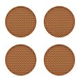 thumbnail image 2 of Advancent Posavasos de 4 piezas, cojín resistente al calor, almohadillas de silicona para bebidas, almohadillas antideslizantes para tazas de cocina, Mostrada Marrón Advancent HA062793-04, 2 of 6