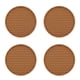 thumbnail image 1 of Yuarrent Paquete de 4 posavasos, almohadillas para bebidas, alfombrillas para tazas, portavasos decorativos lavables Mostrada Marrón Yuarrent HA062793-04, 1 of 6