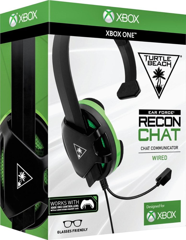 Andere plaatsen puzzel eetbaar Turtle Beach Recon Chat Xbox Headset – Xbox Series X, Xbox Series S, Xbox  One, PS5, PS4, Nintendo Switch, Mobile, & PC with 3.5mm – Glasses Friendly,  High-Sensitivity Mic - Black - Walmart.com