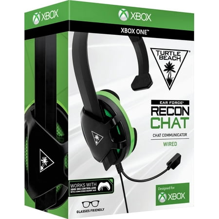 Turtle Beach Recon Chat Xbox Headset – Xbox Series X, Xbox Series S, Xbox One, PS5, PS4, Nintendo Switch, Mobile, & PC with 3.5mm – Glasses Friendly, High-Sensitivity Mic - Black