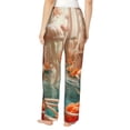 thumbnail image 2 of KLL Womens Fantasy Underwater Jellyfish Print Pajama Pants Soft Pajama Bottoms for Women Cozy Lounge Pants-Large, 2 of 7
