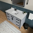 thumbnail image 2 of Lexora Home Ziva 48" Vanity Cabinet in Dark Gray, 2 of 6