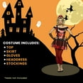 thumbnail image 6 of Rasta Imposta Devil Face Adult Women's Costume Dress | One Size Unisex, 6 of 7