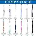 thumbnail image 2 of Linkidea Toothbrush Holders for Bathroom, 3 Slots Toothbrush and Toothpaste Storage Stand Countertop Organizer, Electric Toothbrush Toothpaste Makeup Brush Razor Holder (Grey), 2 of 6
