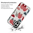 thumbnail image 7 of Compatible with iPhone 11 12 13 mini 14 15 16 Pro Max Plus Wallet Case with Card Holder, PU Leather Kickstand Card Slots Case ( Knitted Elephant With Heart, iPhone 15 Plus), 7 of 7