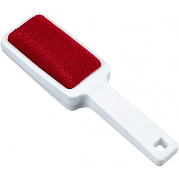 Wenko Brosse Vêtement, Brosse Textile, Double Face, 6 X 21.5 X 2 Cm, Blanc