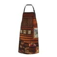 thumbnail image 2 of Picia Log Cabin Inside Waterproof Apron for Unisex Adult - Adjustable Bib Apron with Pockets, Ideal for Cooking, Gardening, Painting, and Household Chores, 2 of 9