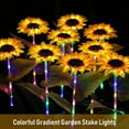 thumbnail image 3 of Lampe Solaire Tournesol Étanche Lampe Solaire de Pelouse Tournesols Lampe de Paysage Lampe Solaire à Piquet pour Cour Pelouse, 3 of 7