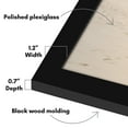thumbnail image 5 of Americanflat 12x24 Picture Frame with Polished Plexiglass Wide Photo Frames Made Vertical Horizontal - Black, 5 of 8