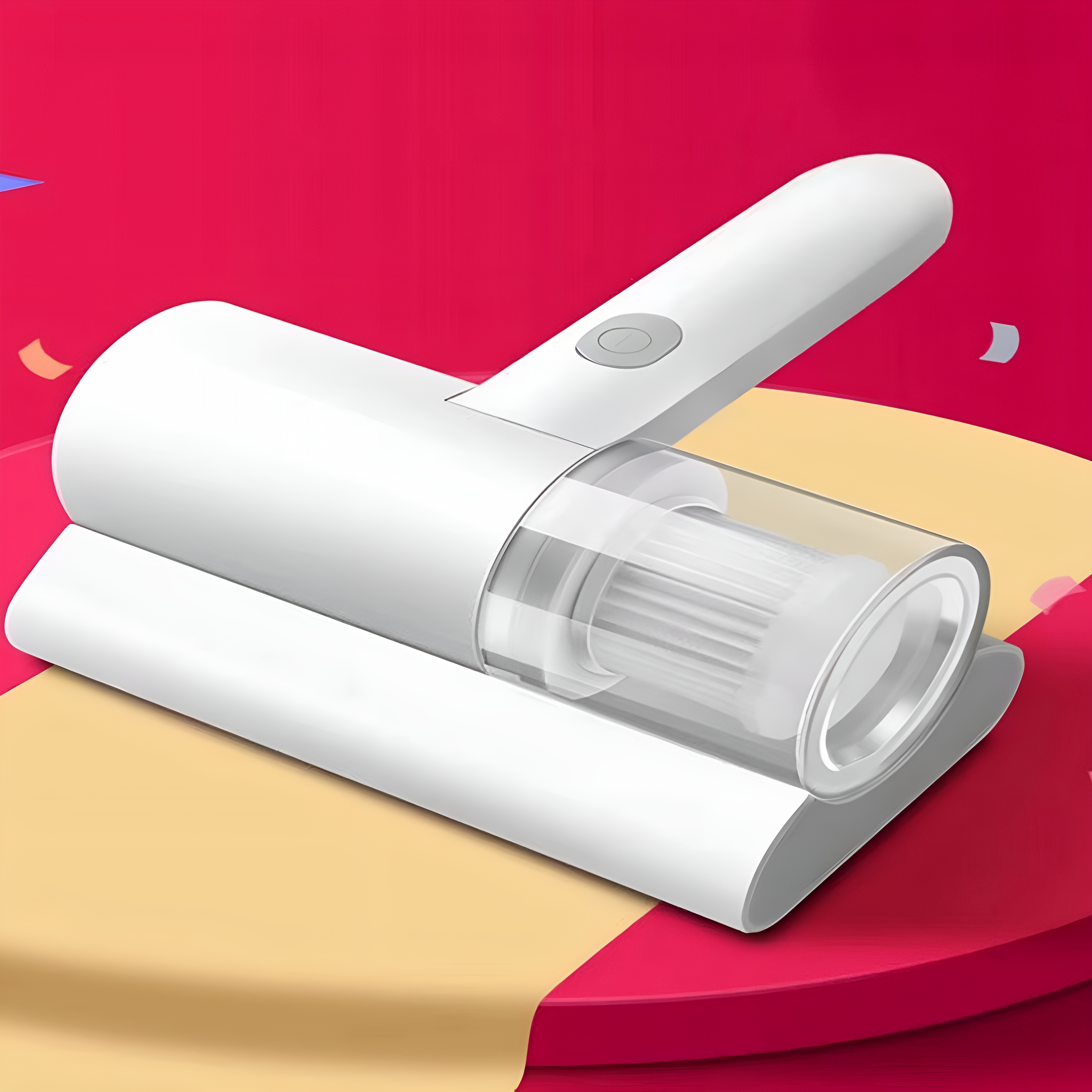 ACDANC Handheld Mattress Vacuum Cleaner with UV Sanitizing Mite Remover Cleaning Machine Dust Vacuum Remover Cleaning Machine for Bed Mattress Pillow Sofa Carpets Couch