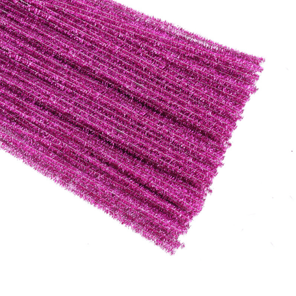 CCOCC 100Pcs Pipe Cleaners Craft,Bright and Attractive Colors Brown Pipe Cleaners,Helps Develop Fine Motor Skills Pipe Cleaners Bulk,Claret