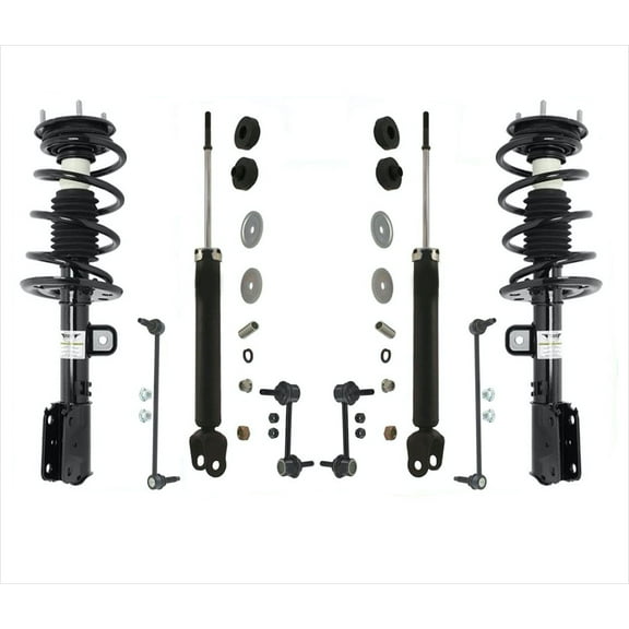 Front Struts Rear Shocks & Links Fits Front Wheel Drive Ford Explorer 2013-2018