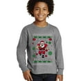 thumbnail image 2 of Wild Bobby Merry Blitzmas, Football Christmas Sweater Design | Holiday Youth Longsleeve Shirt, 2 of 5