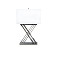 thumbnail image 4 of Finesse Decor 28" Modern X Shape Table Lamp, Black, 4 of 5