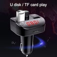 thumbnail image 4 of TIMIFIS Wireless Charging Bluetooth 5.0 Fm Transmitter for Car,Bluetooth Car Adapter with Usb Charging Car Charger Mp3 Player,Hands Calling Car Multimedia Player, 4 of 7
