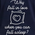 thumbnail image 3 of CafePress - Why Fall In Love Women's Long Sleeve Dark T Shirt - Women's Long Sleeve Graphic Tee Casual Fit, 3 of 4
