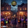 thumbnail image 3 of PMU Halloween Party Decoration "Happy Halloween" Colorful Ghost Design 18 inch Mylar-Foil Balloon Pkg/5, 3 of 7