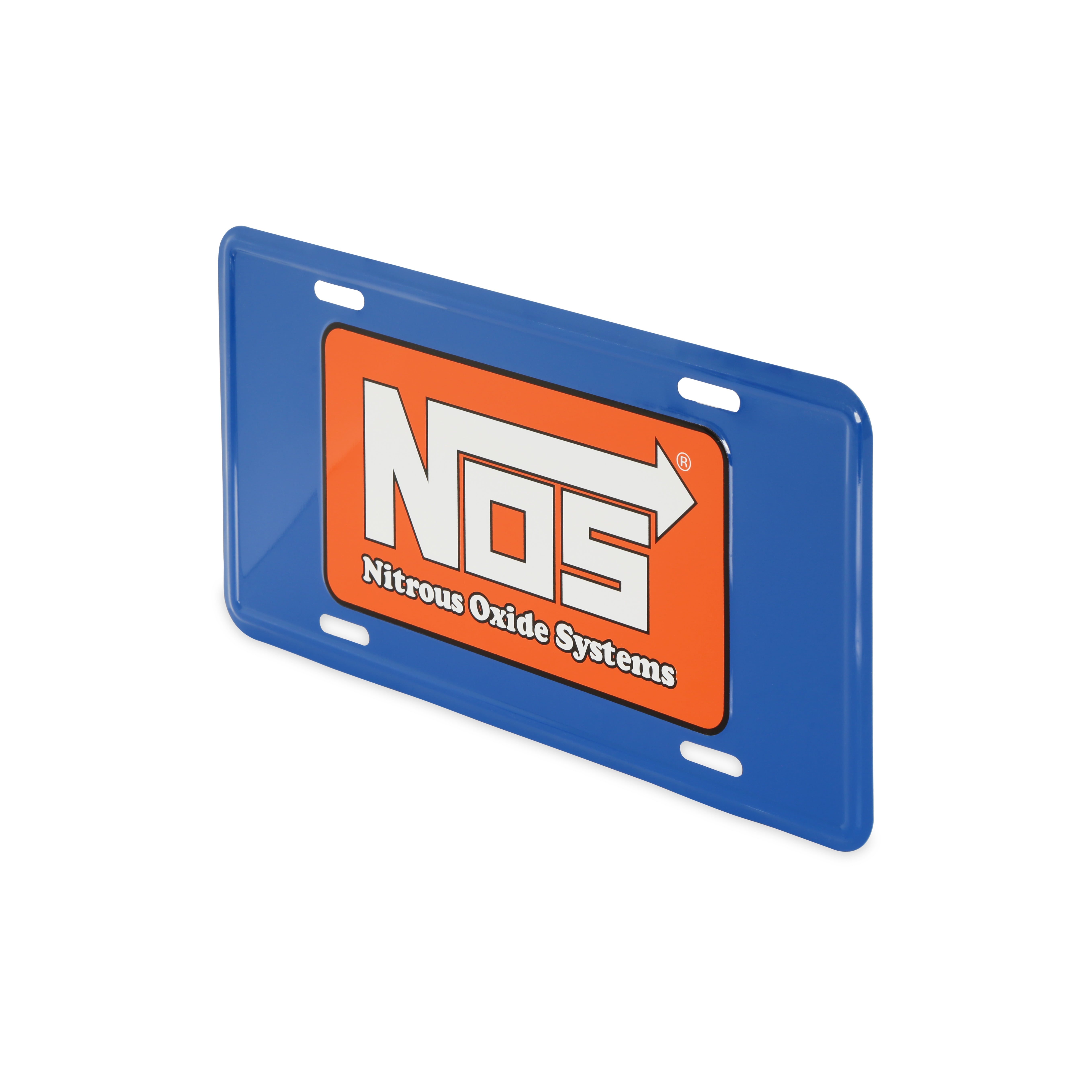NOS 36-581 License Plate - Blue/Orange