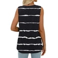 thumbnail image 4 of Womens Tank Tops 2026 Pleated V Neck Tank Top Summer Casual Sleeveless Tunic Shirt Loose Fit Tees Solid Color Blouses Camisole Vests Comfy Cotton Basic Soft Lounge Going Out, 4 of 5
