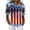 Wine-09, variant on 4th of July Womens Shirt Patriotic Blouse Collared Faux Denim Print Plus Size Crew Neck Short Sleeve Blouse Fashion