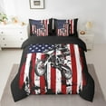 thumbnail image 2 of Erosebridal Modern Motorcycle Bedding Full Size, American Flag Bedding Sets Full Size, Extreme Sports Decor, Reversible 7pcs, 2 of 5