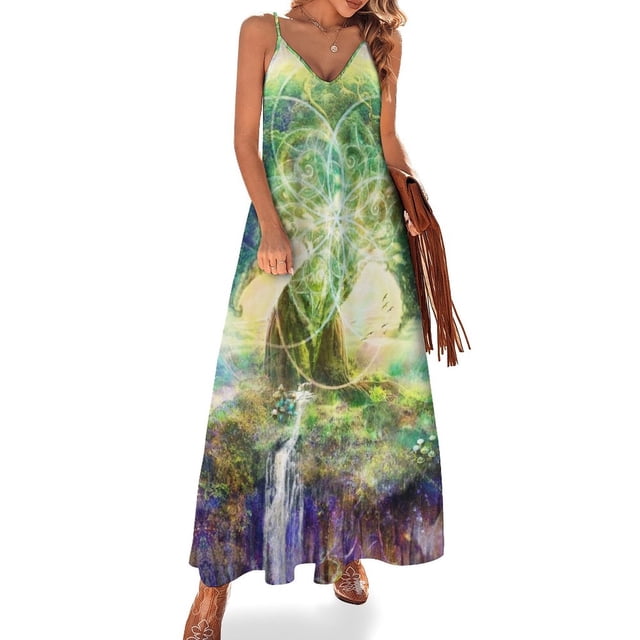 Vestido sin mangas Spirit Tree Vestido de mujer Ropa de mujer